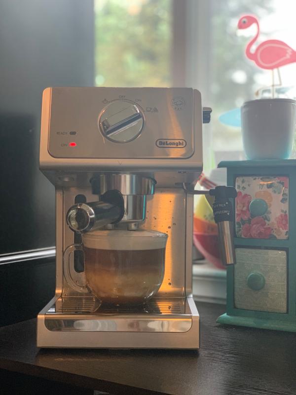 De'Longhi ECP3630 Pump Espresso Machine in Stainless Steel Bed Bath