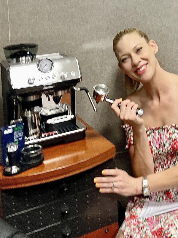 Manual espresso machine, 1450W, La Prestista Prestigio, silver colour - De 'Longhi