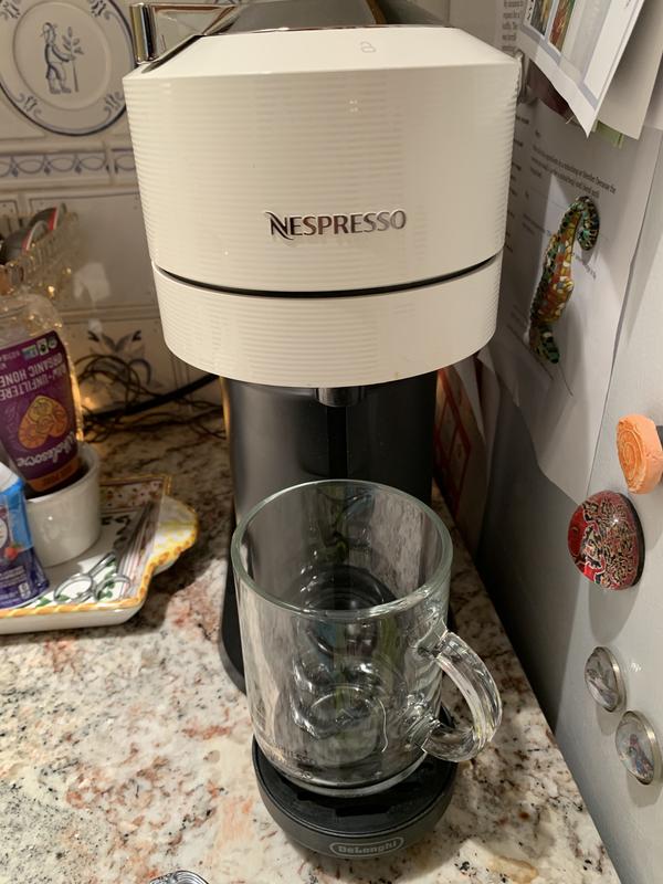 Nespresso ENV120WAE Vertuo Next Coffee and Espresso Maker, Machine + Aeroccino, White