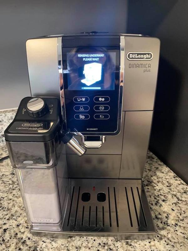 De'Longhi Dinamica Plus Espresso Machine in Titanium (ECAM37095TI)