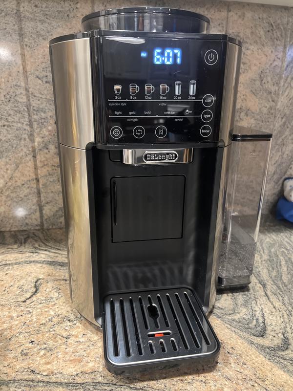 DeLonghi TrueBrew Automatic Coffee Machine, Stainless With, 58 OFF