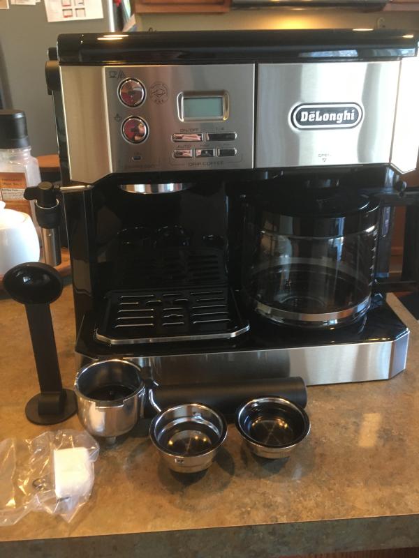  De'Longhi BCO330T Coffee, Espresso, Cappuccino Machine, 24 x  14 x 14, Black/Stainless Steel: Combination Coffee Espresso Machines:  Home & Kitchen