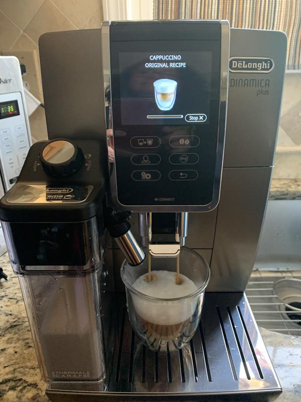 De Longhi Dinamica Plus Macchina Caffè Automatica Espresso con Macinacaffè  e Cappuccinatore Display touch - ECAM 370.85.SB