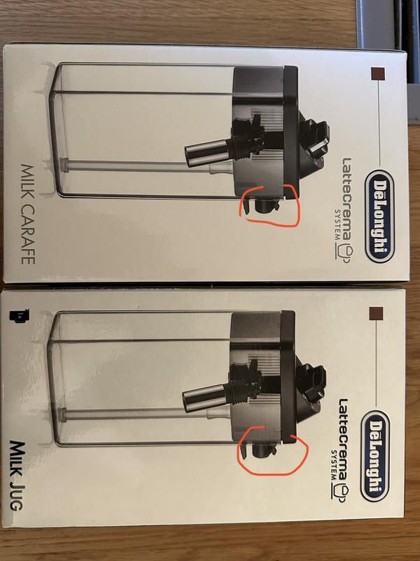 AS00000268 Caraffa bricco montalatte DLSC069 da 500ml in acciaio inox De  Longhi