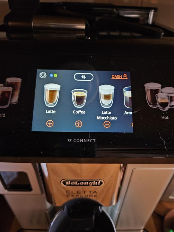 De'Longhi Eletta Explore Fully Automatic Espresso Machine with Cold Brew