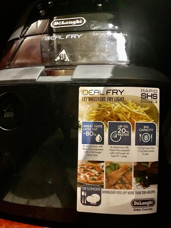 IdealFry Hot air fryer De Longhi