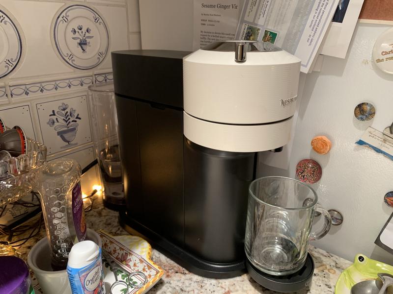 Nespresso ENV120WAE Vertuo Next Coffee and Espresso Maker, Machine + Aeroccino, White