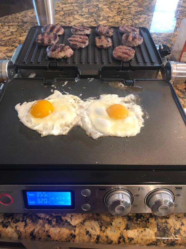 Love the flexibility of grilling or griddle!