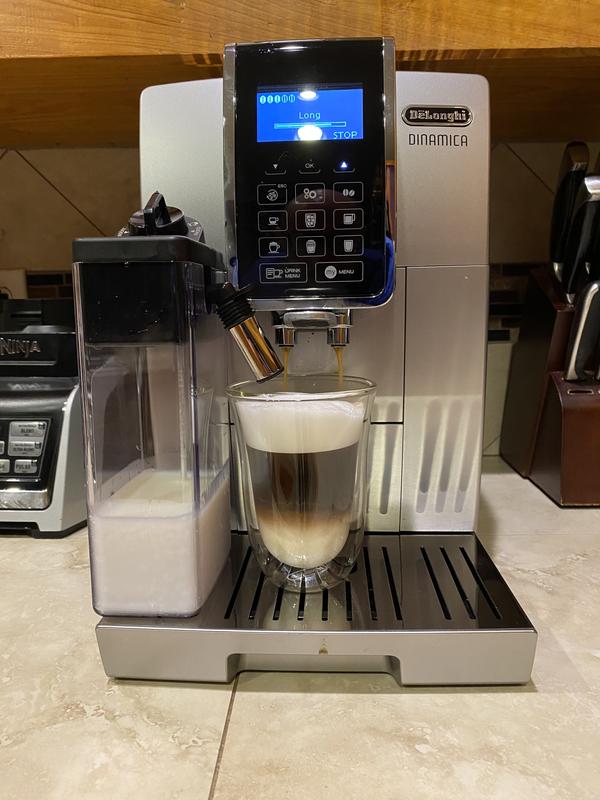 DeLonghi Dinamica with Latte Crema Fully Automatic Coffee