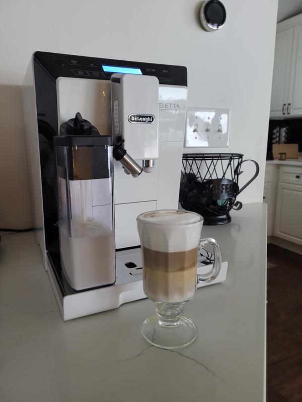 Refurbished DeLonghi Eletta Cappuccino in White ECAM44660W – Whole Latte  Love