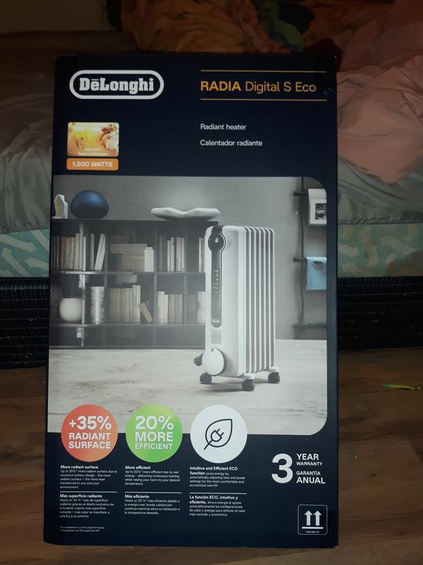 RadiaS ECO Digital Full Room Radiant Heater - TRRS2715EBKCA | De'Longhi CA