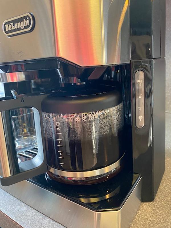  De'Longhi BCO430BM All-in-One Combination Maker & Espresso  Machine + Advanced Milk Frother for Cappuccino, Latte & Macchiato + Glass Coffee  Pot 10-Cup : Home & Kitchen