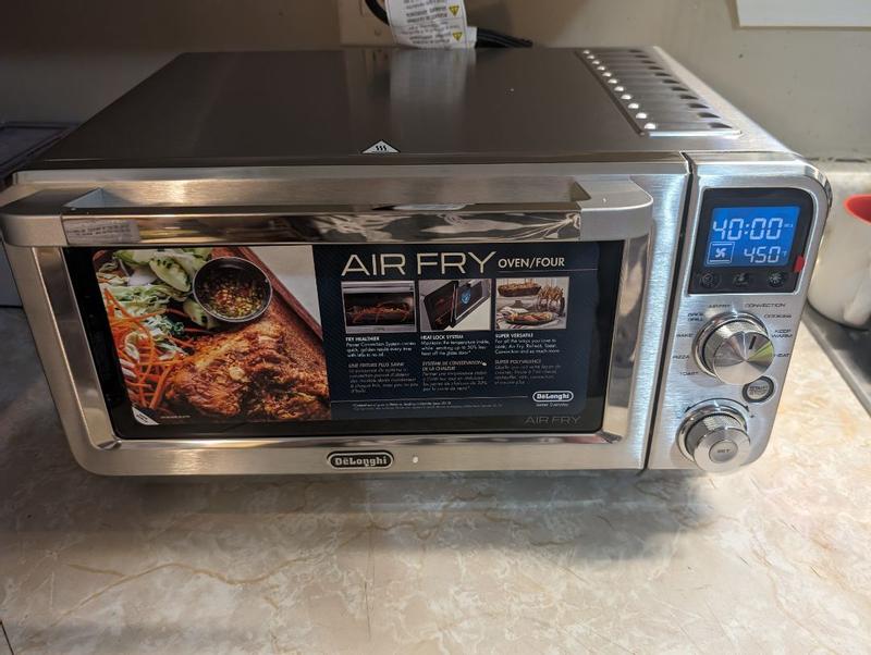De'Longhi 6-Slice Silver Convection Toaster Oven Automatic
