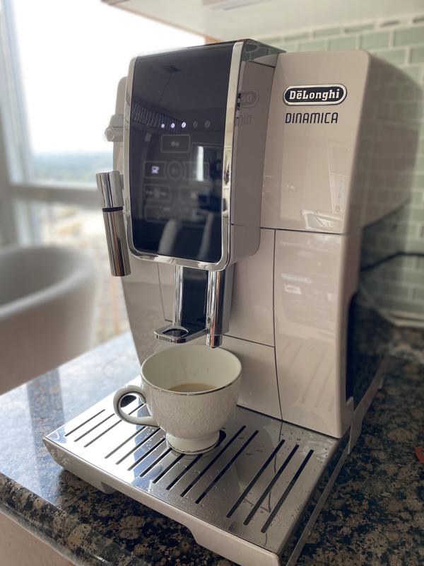 De'Longhi Black Dinamica Espresso Machine with Iced Coffee and Manual Milk  Frother + Reviews