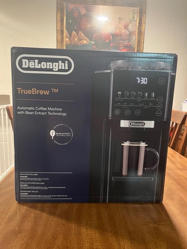 TrueBrew Drip Coffee Maker Stainless Black De Longhi