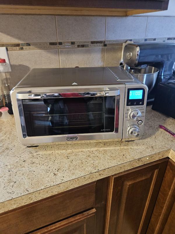 De Longhi 6 Slice Silver Convection Toaster Oven 1800 Watt in