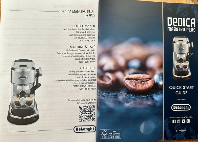 Dedica Maestro Plus Espresso Machine De Longhi