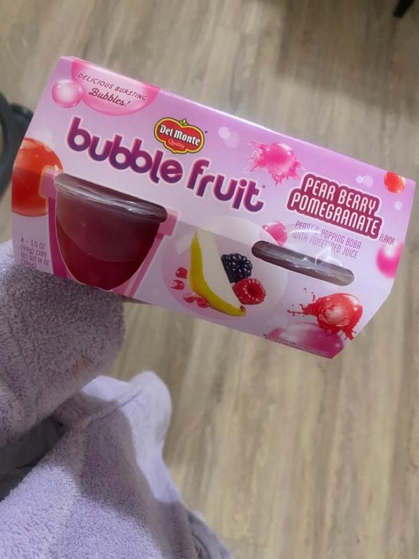 Del Monte Bubble Fruit Pear Berry Pomegrantae Pears & Popping Boba in  Sweetened Juice Cups 4 Count, 16 oz - Ralphs