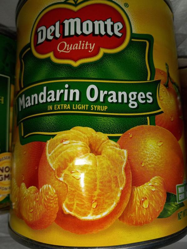 Del Monte® Mandarin Oranges in Extra Light Syrup