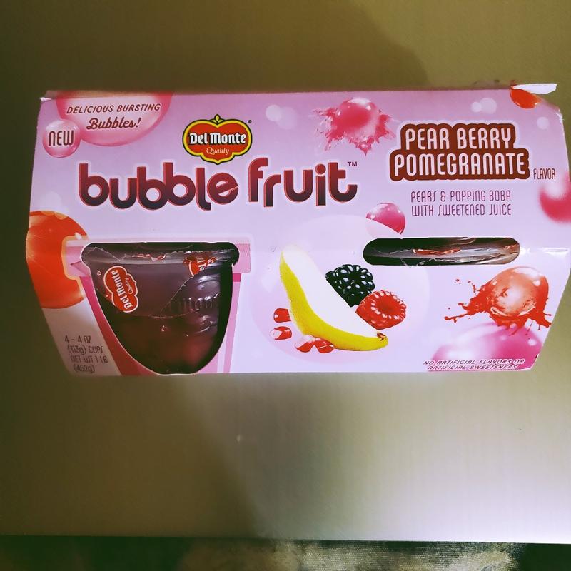 Bubble Fruit® Pear Berry Pomegranate Fruit Cup® Snacks