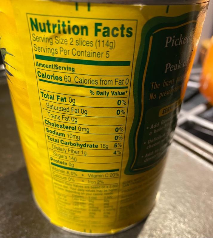 Del Monte Pineapple Slices In 100% Juice 20oz : Target