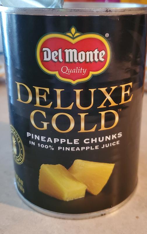 Deluxe Gold® Pineapple Slices in 100% Pineapple Juice | Del Monte®
