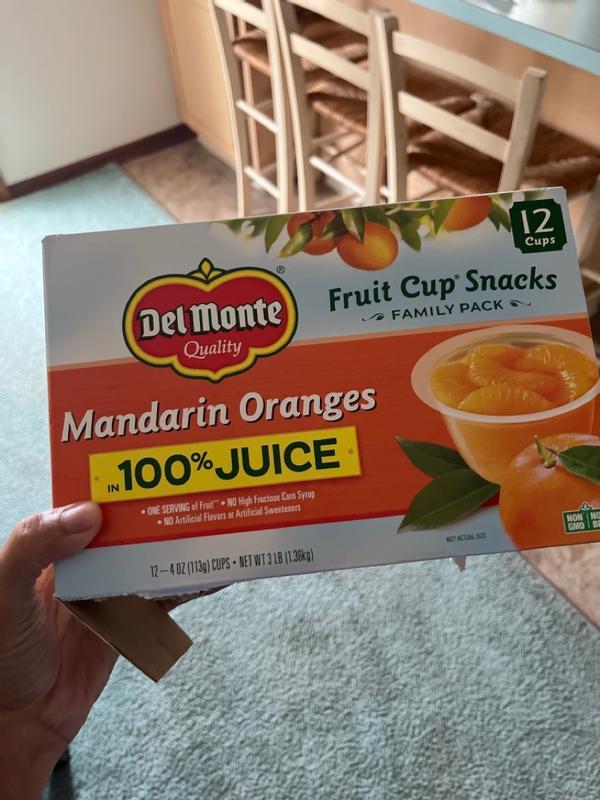 del monte mandarin orange cups