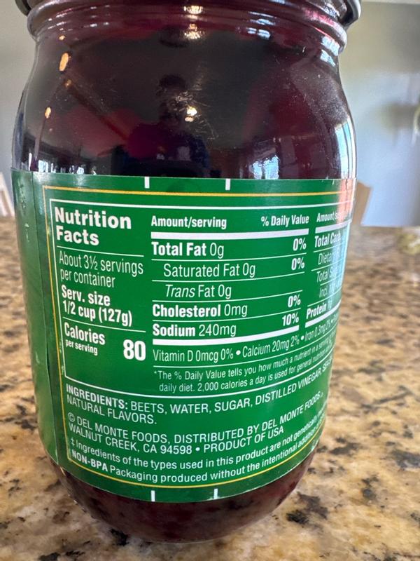 Sliced Pickled Beets Del Monte®