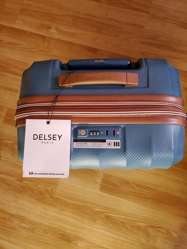 DELSEY PARIS St. Tropez Hardside Spinner Checked Luggage Bed Bath and