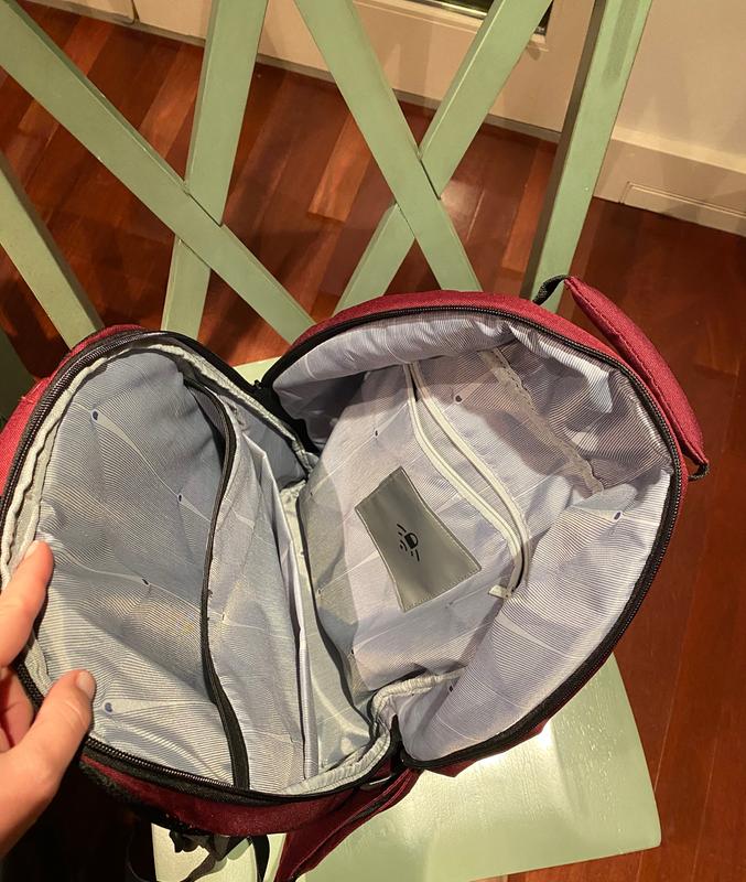 Main compartment of backpack