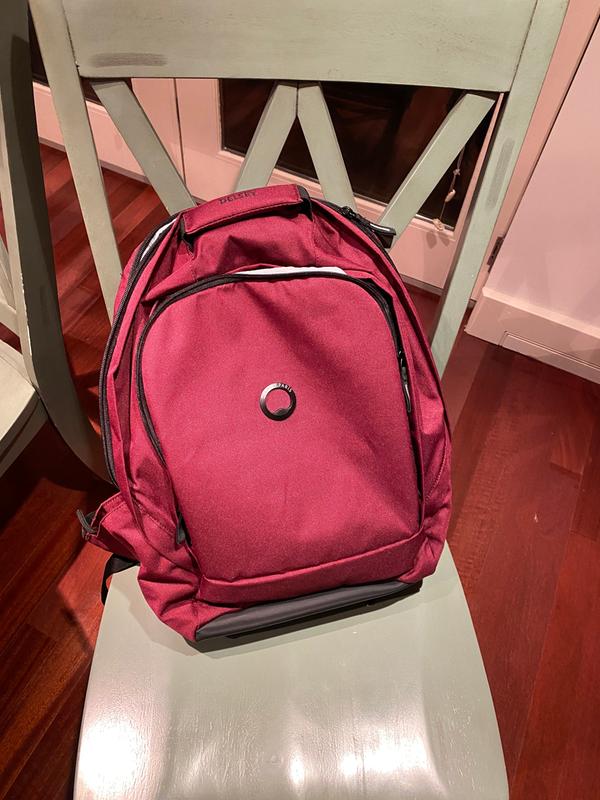 Delsey Burgundy Backpack