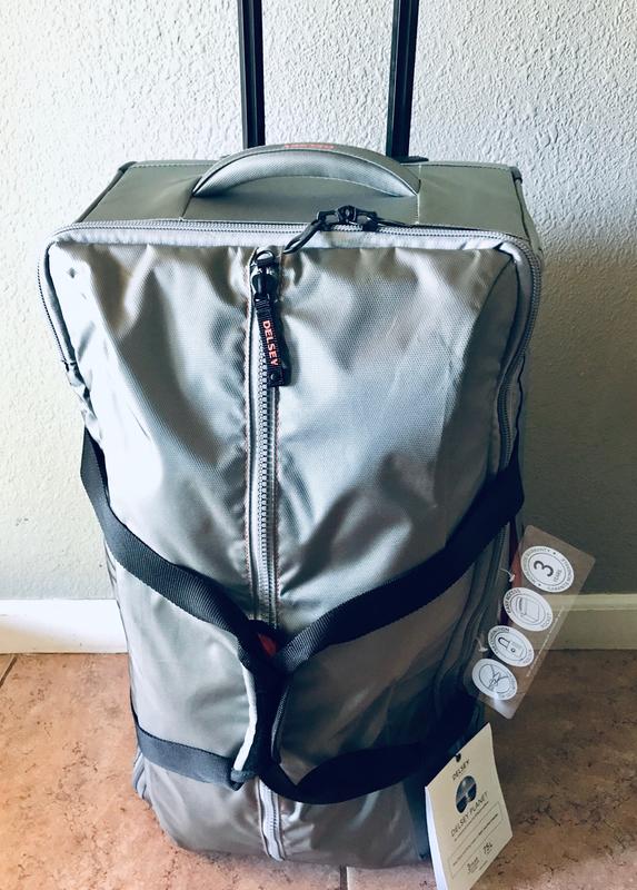 DELSEY PARIS EGOA 25Inch Wheeled Duffle in Grey Bed Bath and Beyond