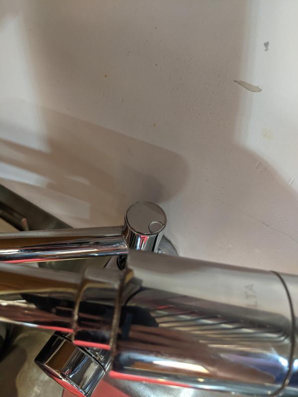 Leak from top view