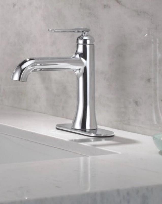 Delta Bonacci Lumicoat Champagne Bronze Single hole 1-handle WaterSense ...