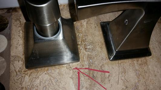 Notice no detail on base of hand shower