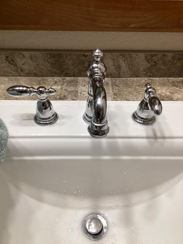 Polluted Delta 4枚セット Delta Victorian Polished Brass Widespread 2-handle WaterSense