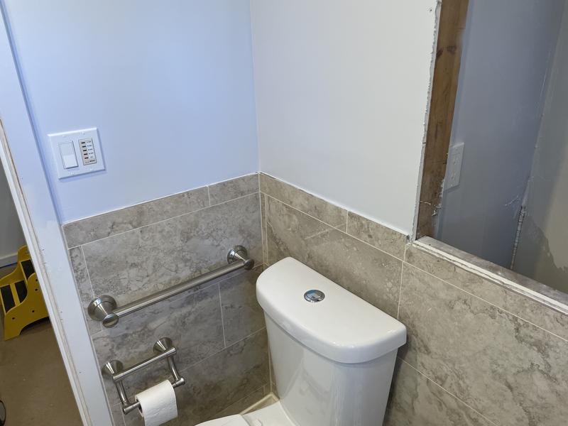 TP holder is an easier install