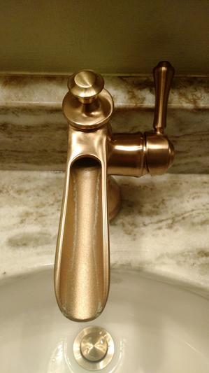 Single Handle Channel Bathroom Faucet in Chrome 598LF-MPU | Delta 
