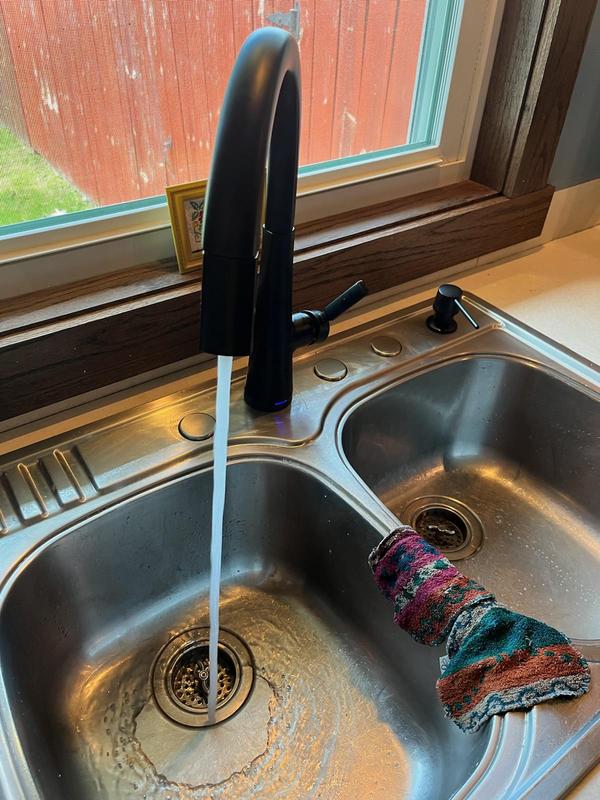 Single Handle Pull-Down Kitchen Faucet With Touch2O Technology