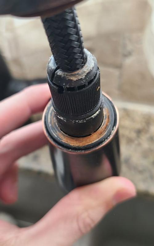 Sprayer head magnet rust