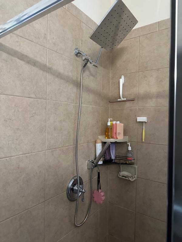 Delta Raincan 1-Spray Dual Wall Mount Fixed and Handheld Shower