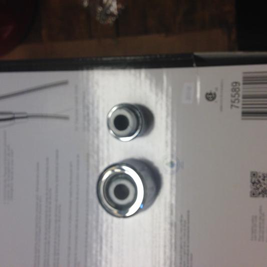 Chrome Colored Plastic /Broken