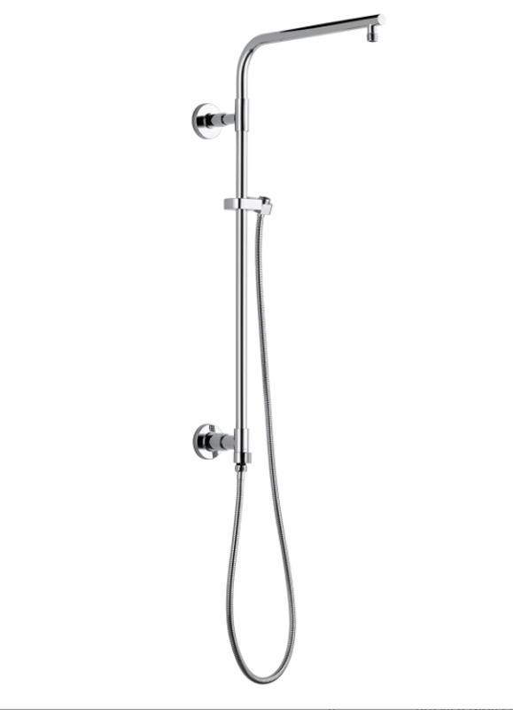 Project Source Chrome 3.5-in Shower Hand Shower Holder (0.5-ID) in the  Bathroom & Shower Faucet Accessories department at