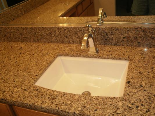 How great the faucet and sink go together