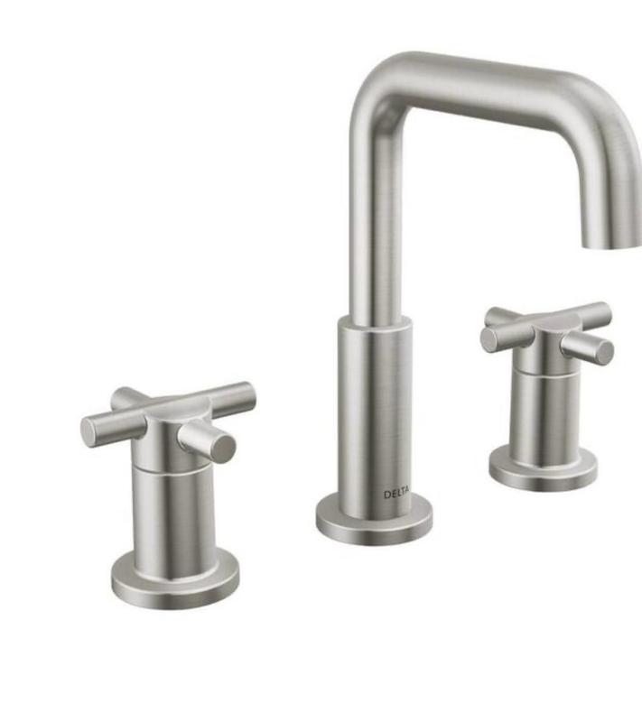 Delta Nicoli 8 in. Widespread Double Handle Bathroom Faucet in