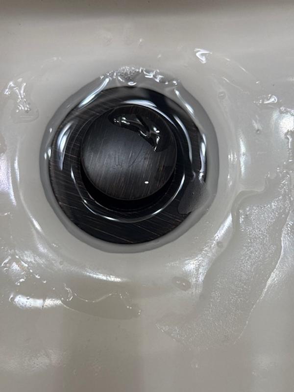 Water collects