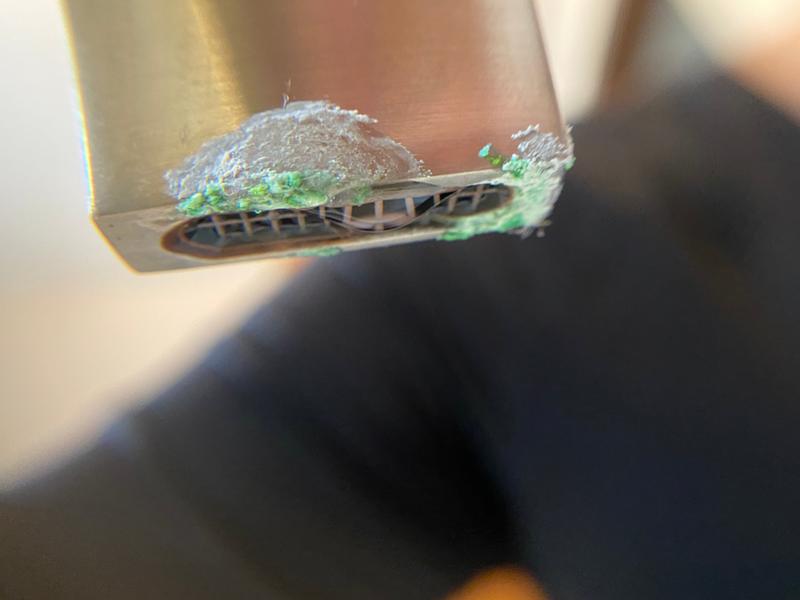 Corrosion on replacement faucet, within a month of installation