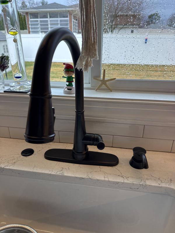 Delta Alpen Venetian Bronze Single Handle Pull-down Kitchen Faucet