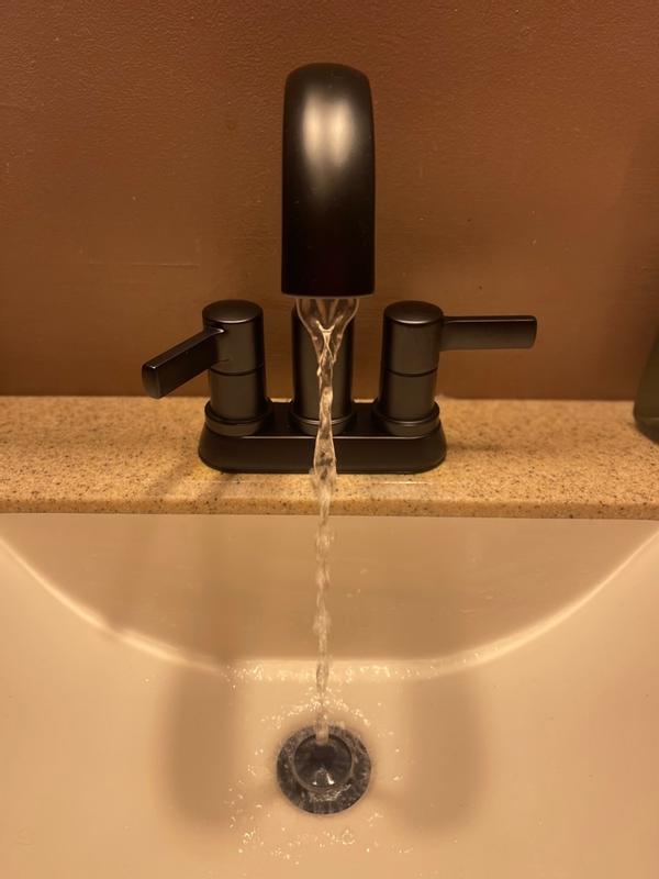 Delta Albion Chrome 4-in centerset 2-Handle WaterSense Bathroom