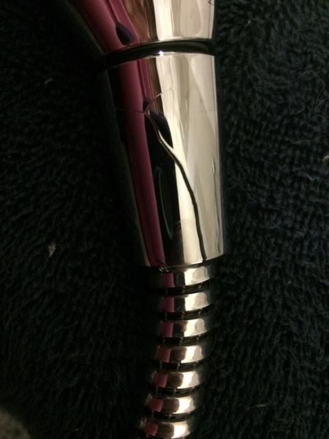 Cracked just a I was starting to use for the first time.  Plastic instead of metal, bad choice.